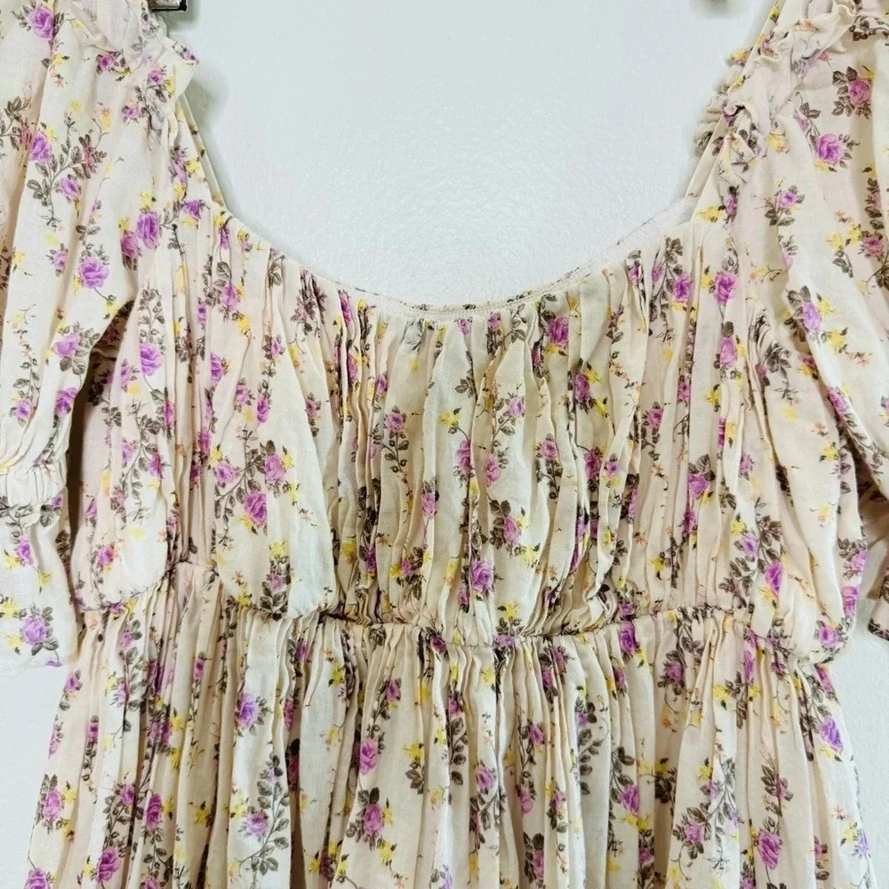 LPA Rachelle Floral Dress Size Medium - Picture 9 of 13